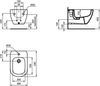 Биде подвесное Ideal Standard Tesi черный шелк - 6