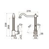 Смеситель для кухни Omoikiri Toshima AB-022 античная латунь