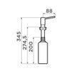 Дозатор для жидкого мыла Omoikiri OM-02 C хром