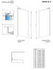 Душевая перегородка Radaway Modo SL White II Left - 4