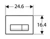 Кнопка смыва Geberit Delta 50