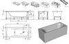 Фронтальная панель Kolpa-San Evelin 170x75