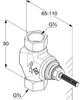 Скрытая часть для смесителя Kludi