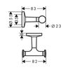 Крючок для ванной Axor Universal Circular