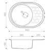 Кухонная мойка Omoikiri Kasumigaura 65-IN - 5