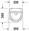 Писсуар подвесной Duravit Starck 3