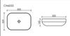 Раковина накладная Ceramica Nova Element Чёрная Матовая - 5