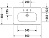 Раковина подвесная Duravit DuraStyle - 4