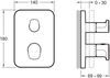 Смеситель для душа Jacob Delafon Modulo Hybrid