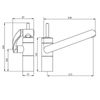 Смеситель для раковины Damixa Arc - 4