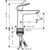 Смеситель для раковины Hansgrohe Logis Fine - 4