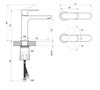 Смеситель для раковины Ravak Eleganta