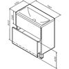 Тумба под раковину Am.Pm Gem 75 - 5