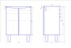 Тумба под раковину Dreja Мини 60 - 5