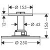 Верхний душ Axor Shower Solutions