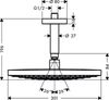 Верхний душ Hansgrohe Raindance Select S 300 2jet - 5