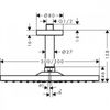 Верхний душ Hansgrohe Raindance E 300